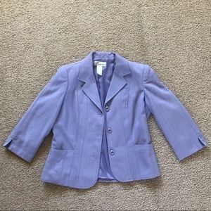 Dressbarn Violet 3 Button Blazer